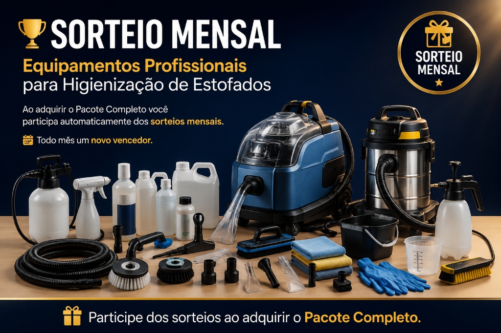 Sorteio Mensal de Equipamentos Profissionais